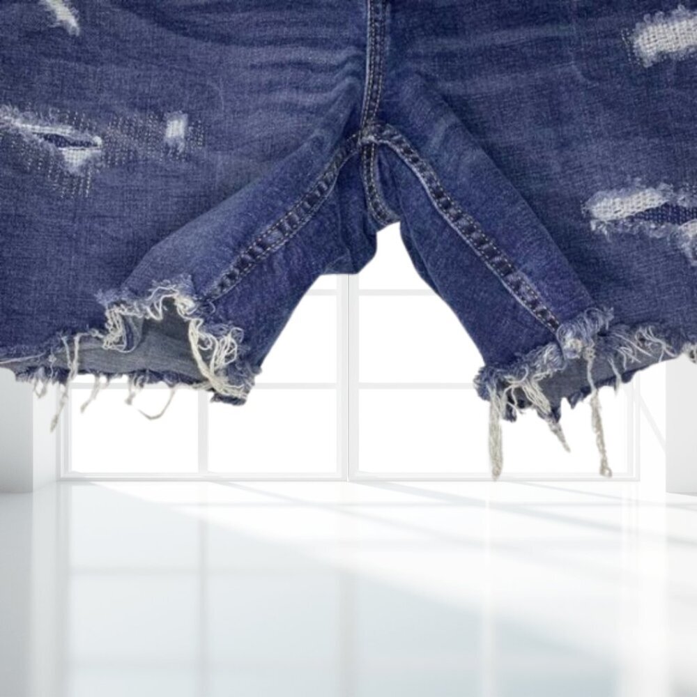 2 for $20 Old Navy Men’s Slim Built-In Flex Denim Shorts Size 40  Distressed - Picture 6 of 11